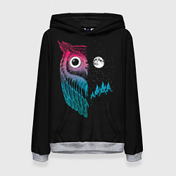 Женская толстовка Ночная сова Градиент