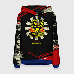 Женская толстовка Кобра Кай Сериал Нетфликс Гранж
