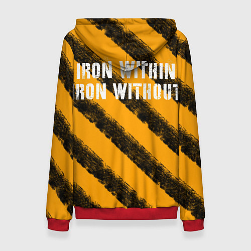 Женская толстовка Iron within, Iron without / 3D-Красный – фото 2