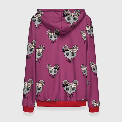Женская толстовка Ниндзя-мыши Клинок, рассекающий демонов Kimetsu no / 3D-Красный – фото 2