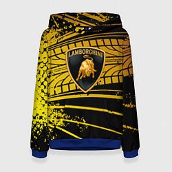 Женская толстовка Lamborghini - Следы от шин