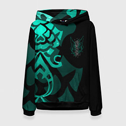 Женская толстовка МАСКА И ТАТУИРОВКА СЯО XIAO ГЕНШИН