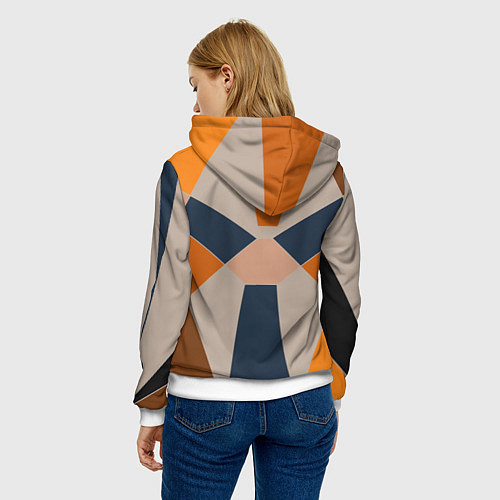 Женская толстовка Metamask Крипто лиса / 3D-Белый – фото 4