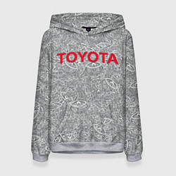 Женская толстовка TOYOTA PATTERN LOGO Z