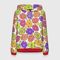 Женская толстовка Разукрашенные пасхальные яйца