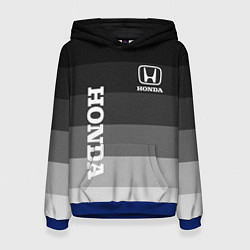 Толстовка-худи женская Honda Хонда, цвет: 3D-синий