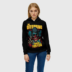 Толстовка-худи женская The Offspring рок, цвет: 3D-черный — фото 2