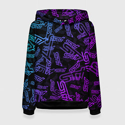 Женская толстовка STI NEON PATTERN