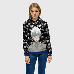 Толстовка-худи женская Я НЕ ВЕРНУСЬ В АНТЕЙКУ, цвет: 3D-синий — фото 2