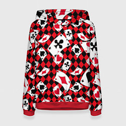 Женская толстовка Карты масти