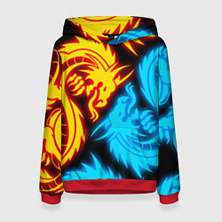 Женская толстовка НЕОНОВЫЕ ДРАКОНЫ NEON DRAGONS