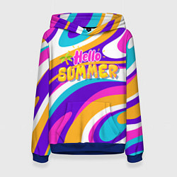 Женская толстовка Привет Лето 3d Hello Summer