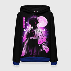 Женская толстовка Шинобу Кочо силуэт Клинок рассекающего демона