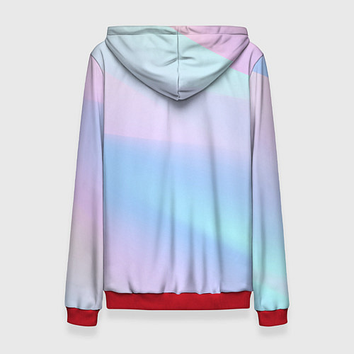 Женская толстовка Лалафанфан с голубым бантом / 3D-Красный – фото 2