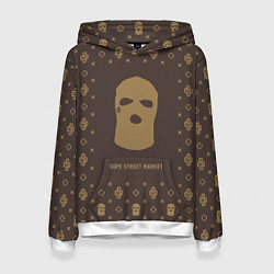 Женская толстовка Узор Monogramm Ski Mask Dope Street Market