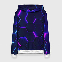 Женская толстовка Соты - неон