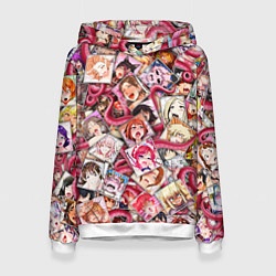 Женская толстовка Ахегао с щупальцами в цвете