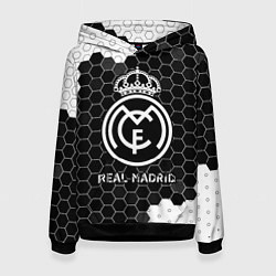 Толстовка-худи женская REAL MADRID Real Madrid Графика, цвет: 3D-черный