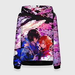 Женская толстовка Чуя и дазай проза бродячих псов