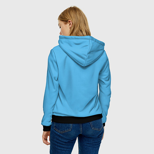 Женская толстовка Бодзи / 3D-Черный – фото 4