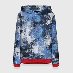 Женская толстовка Спортивный камуфляж Пикси - Черника