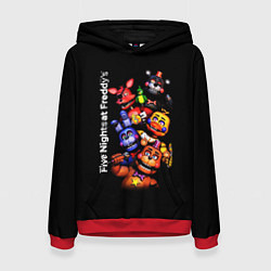Женская толстовка Five Nights at Freddys - FNAF - персонажи игры