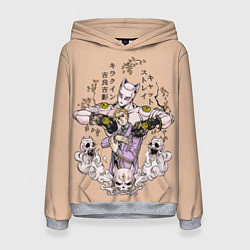 Женская толстовка KILLER QUEEN Йошикаге Кира JOJO PART 4