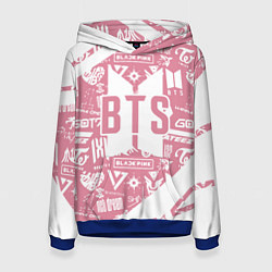 Женская толстовка Bts паттерн