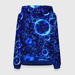 Женская толстовка Пузыри воздуха в воде Pattern