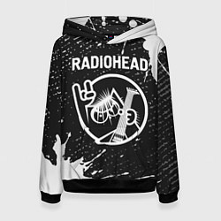 Женская толстовка Radiohead КОТ Краска