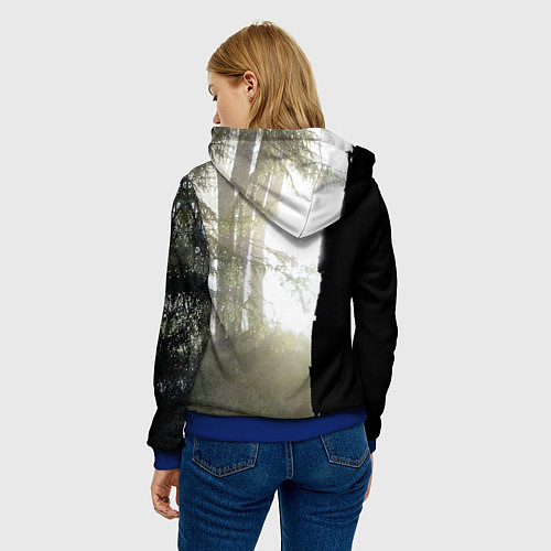 Женская толстовка Burzum - Belus / 3D-Синий – фото 4