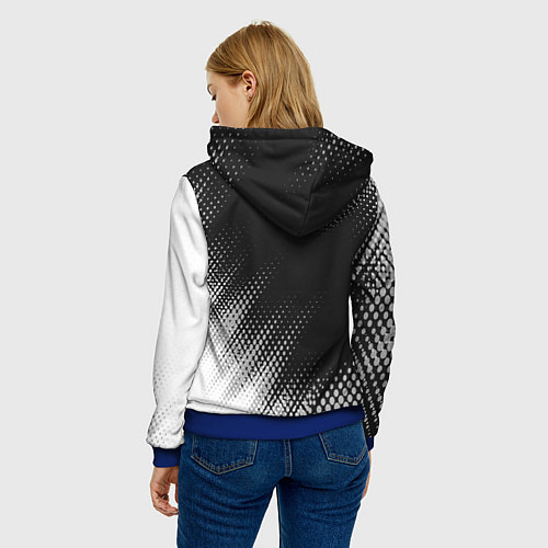 Женская толстовка TOTTENHAM HOTSPUR Pro Football / 3D-Синий – фото 4