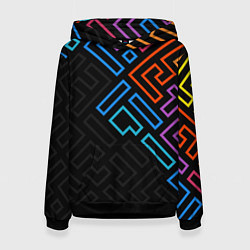 Женская толстовка НЕОНОВЫЕ ФИГУРЫ НЕОН