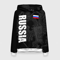 Женская толстовка RUSSIA - BLACK EDITION