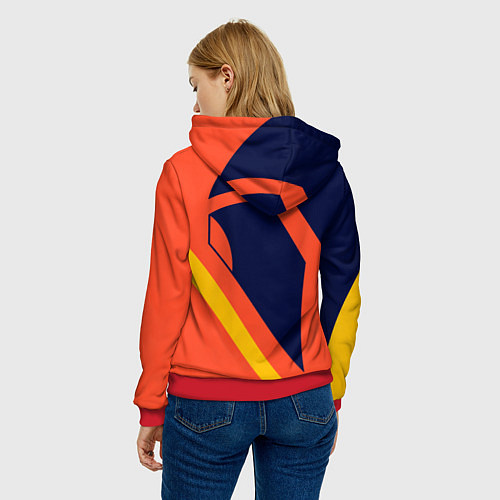 Женская толстовка KTM VINTAGE SPORTWEAR / 3D-Красный – фото 4