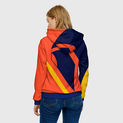 Женская толстовка KTM VINTAGE SPORTWEAR / 3D-Синий – фото 4