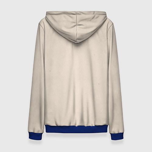 Женская толстовка История - это муза / 3D-Синий – фото 2