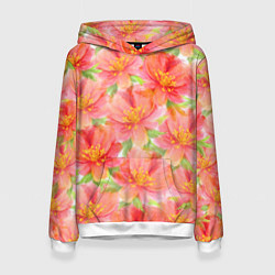 Женская толстовка Необычные цветы