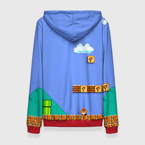 Женская толстовка Марио дизайн / 3D-Красный – фото 2