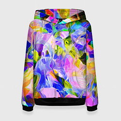 Женская толстовка Красочный цветочный узор Весна - Лето 2023 Colorfu