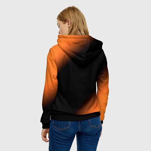 Женская толстовка Софья ЛИСА Градиент / 3D-Черный – фото 4