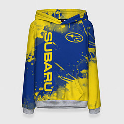 Женская толстовка SUBARU - СУБАРУ БРЫЗКИ КЛАССИЧЕСКИЕ