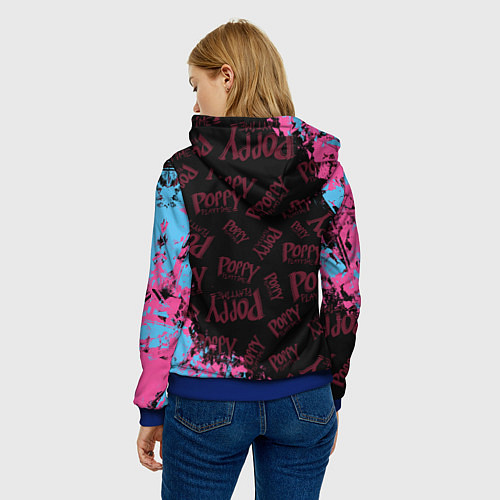Женская толстовка Mommy Poppy Playtime / 3D-Синий – фото 4