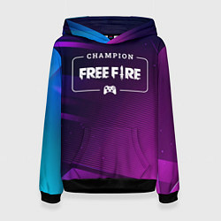 Женская толстовка Free Fire Gaming Champion: рамка с лого и джойстик