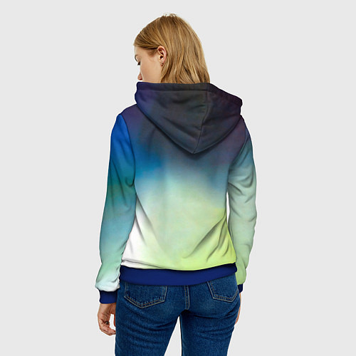 Женская толстовка Blackout - Scorpions / 3D-Синий – фото 4