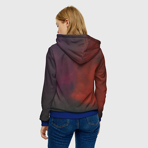 Женская толстовка Eddie Munson / 3D-Синий – фото 4