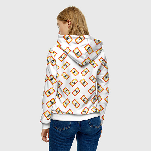 Женская толстовка Пищевая сода / 3D-Белый – фото 4