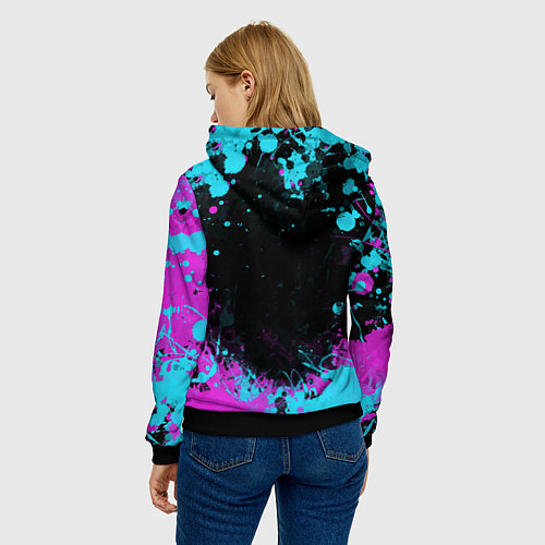 Женская толстовка Грета Honkai star rail / 3D-Черный – фото 4