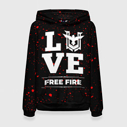 Женская толстовка Free Fire Love Классика