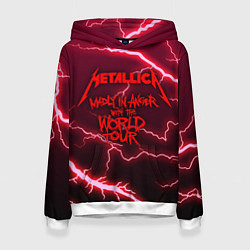 Толстовка-худи женская Metallica Madly in Angel, цвет: 3D-белый